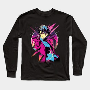 Yusuke's Artistic Soul Personas Anime Shirts for Creatives Long Sleeve T-Shirt